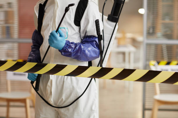 Professional Blood Cleanup technician working in Roslyn Heights, NY